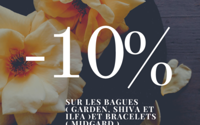 Promotion sur les bagues et Bracelets