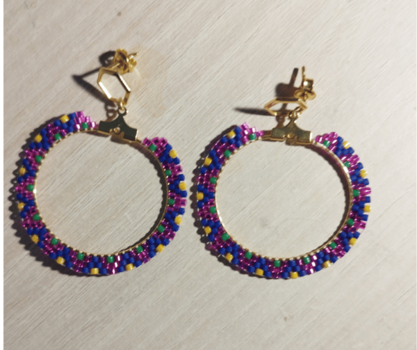 Boucles d'oreilles perles