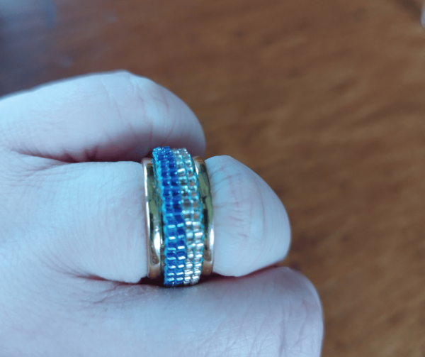 Bague en perle de miyuki