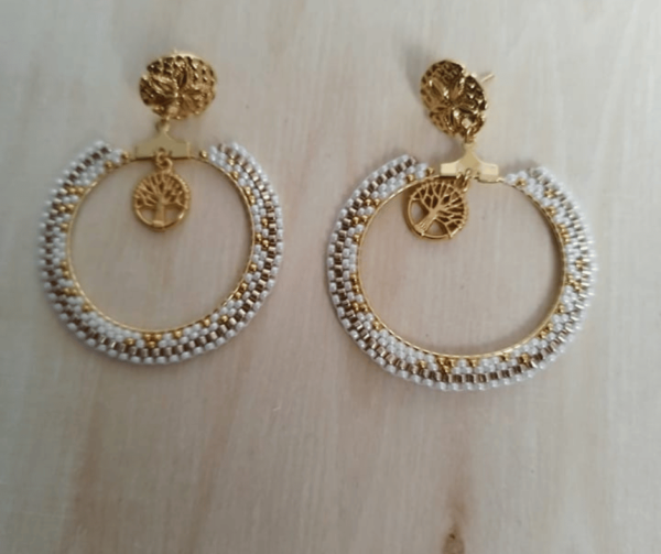 Boucles d'oreilles perles