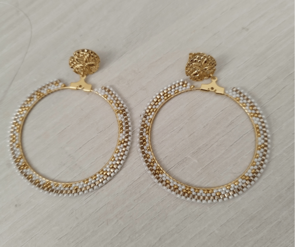 Boucles d'oreilles perles