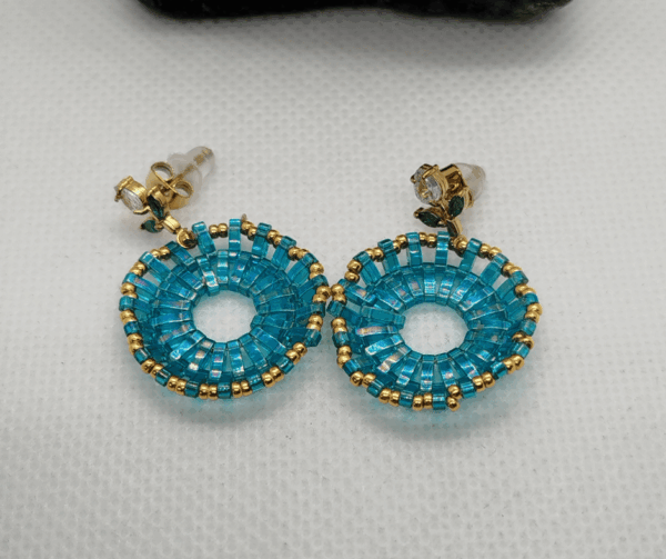 Boucles d'oreilles perle miyuki