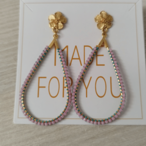 Boucles d'oreilles perles