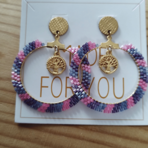 boucles d'oreilles perle