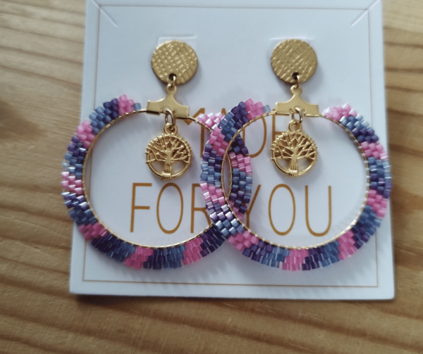 boucles d'oreilles perle