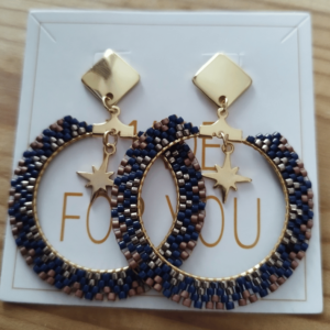 boucles d'oreilles perle