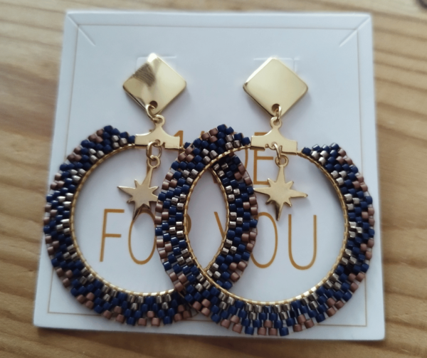 boucles d'oreilles perle