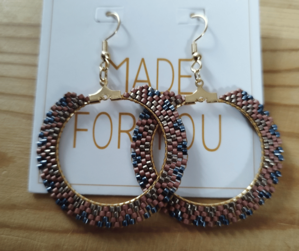 boucles d'oreilles perle