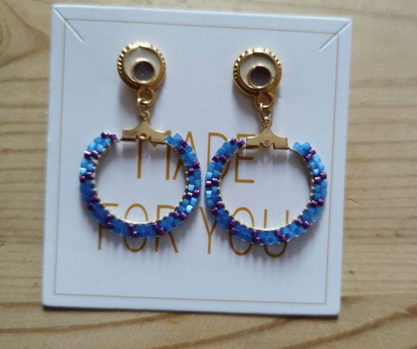 boucles d'oreilles perle