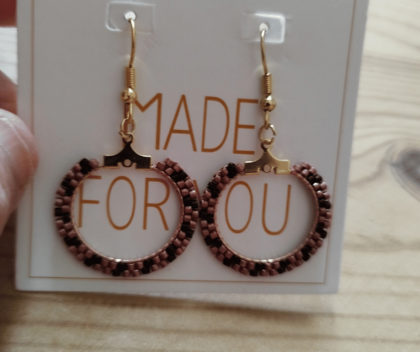 boucles d'oreilles perle