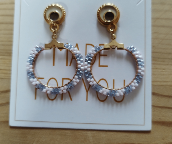 boucles d'oreilles perle