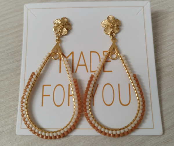 Boucles d'oreilles perles