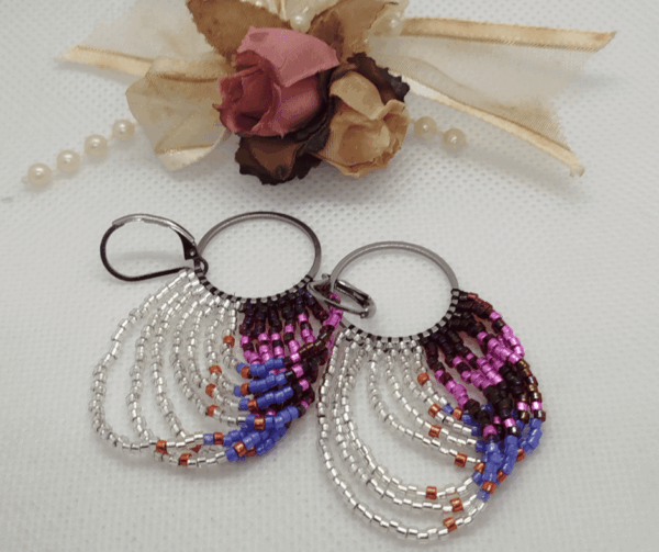 Boucles d'oreilles perle miyuki