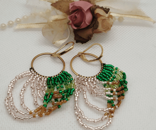 Boucles d'oreilles perle miyuki