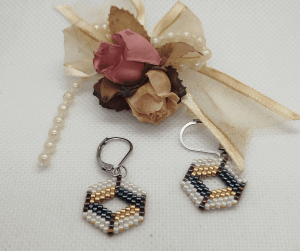 Boucles d'oreilles perle miyuki