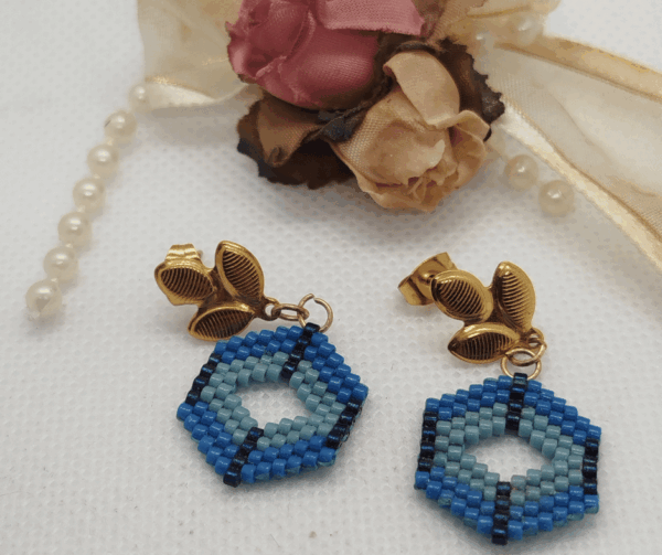 Boucles d'oreilles perle miyuki