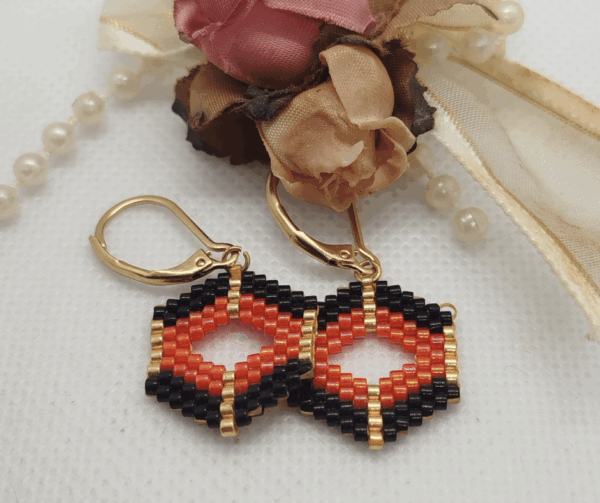 Boucles d'oreilles perle miyuki