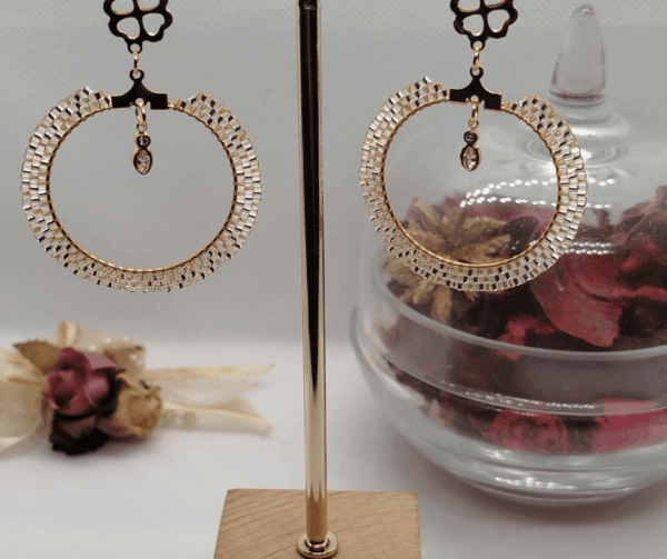 Boucles d'oreilles perle miyuki