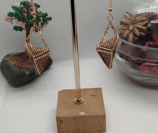Boucles d'oreilles perle miyuki