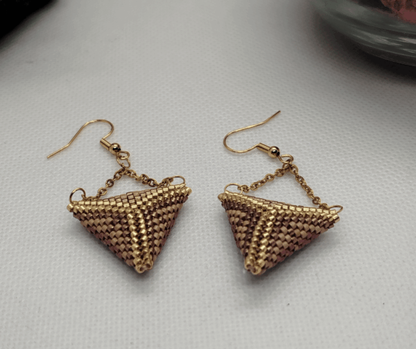 Boucles d'oreilles perle miyuki