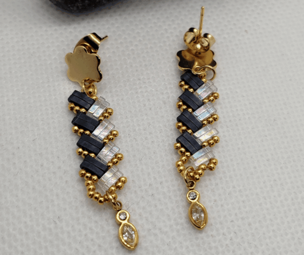 Boucles d'oreilles perle miyuki