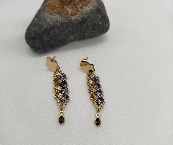 Boucles d'oreilles perle miyuki