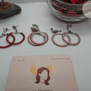 Boucles d'oreilles perle miyuki