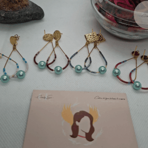 Boucles d'oreilles perle miyuki
