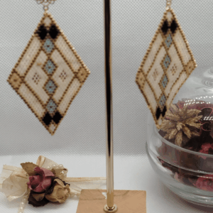 Boucles d'oreilles perle miyuki