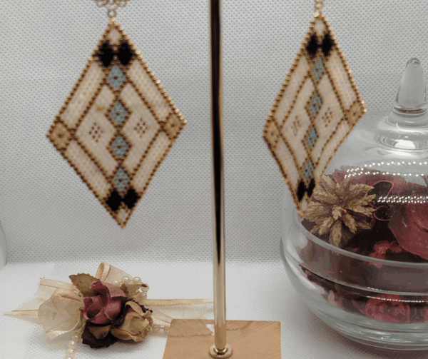 Boucles d'oreilles perle miyuki