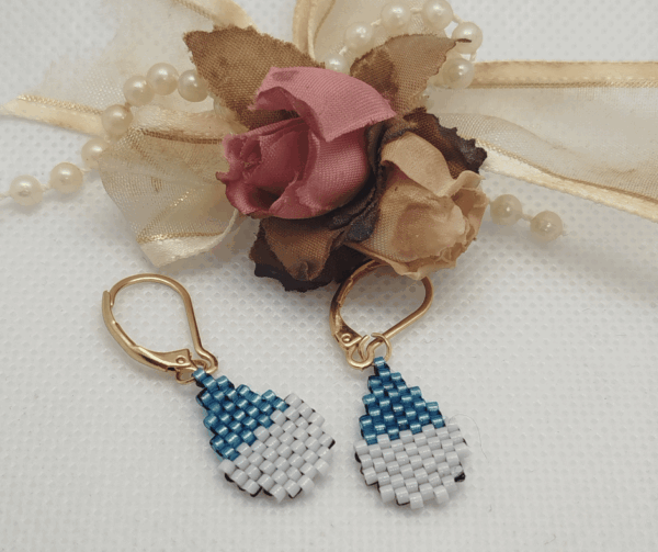 Boucles d'oreilles perle miyuki