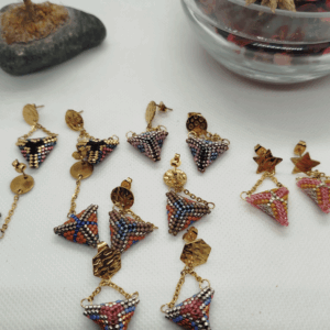 Boucles d'oreilles perle miyuki