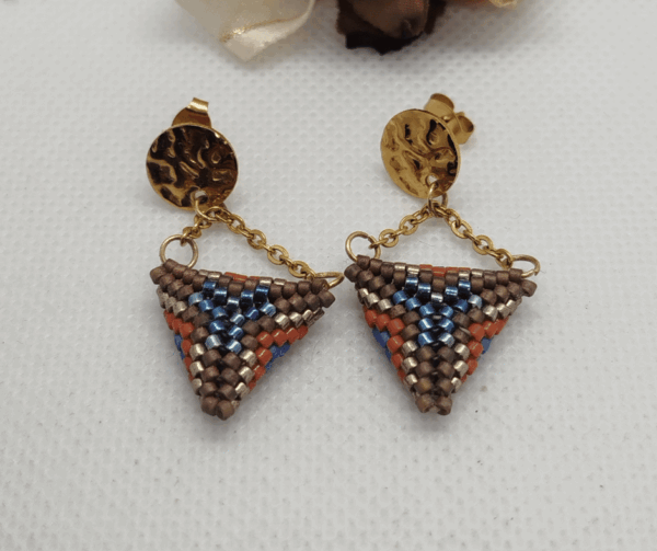 Boucles d'oreilles perle miyuki
