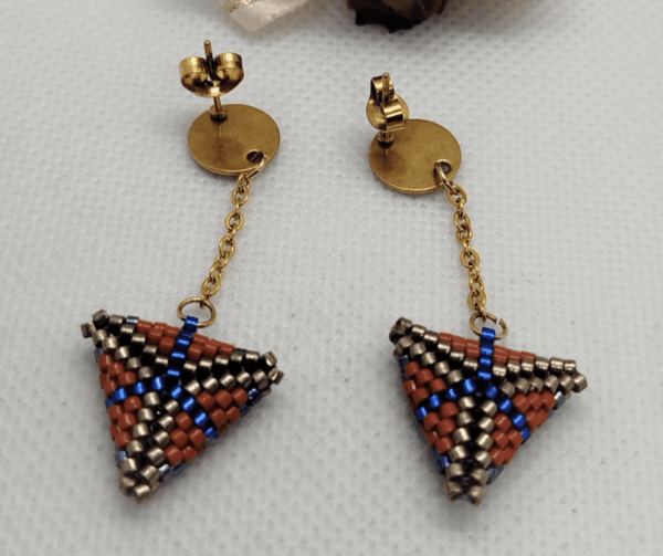 Boucles d'oreilles perle miyuki