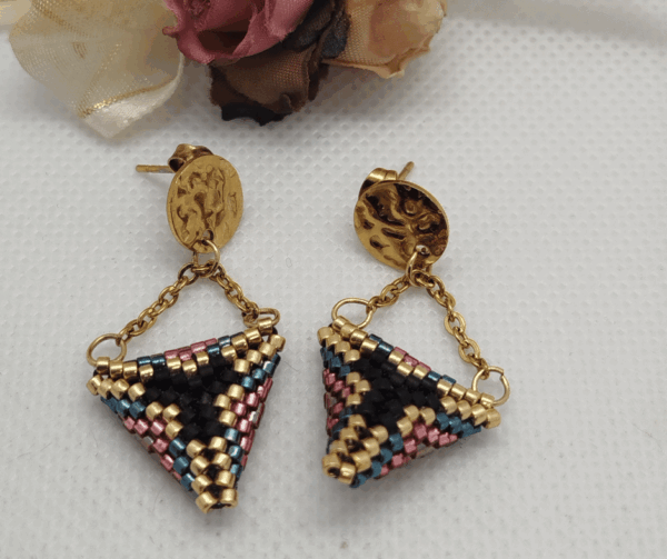 Boucles d'oreilles perle miyuki