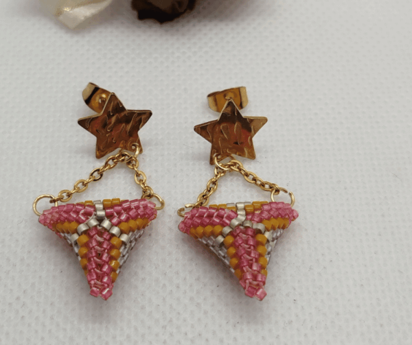 Boucles d'oreilles perle miyuki