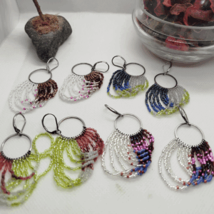 Boucles d'oreilles perle miyuki