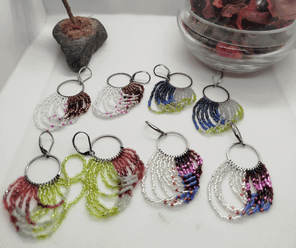 Boucles d'oreilles perle miyuki