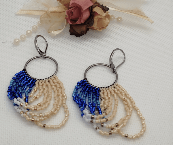 Boucles d'oreilles perle miyuki