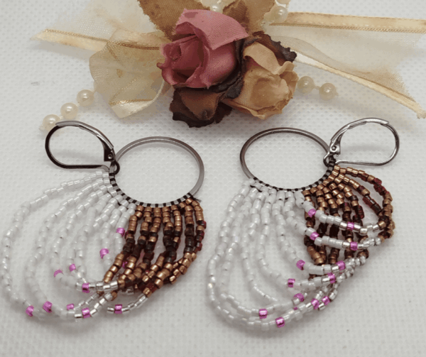 Boucles d'oreilles perle miyuki