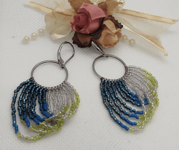 Boucles d'oreilles perle miyuki