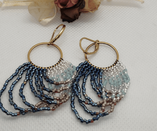 Boucles d'oreilles perle miyuki