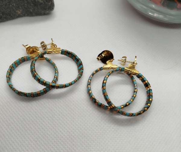 Boucles d'oreilles miyuki