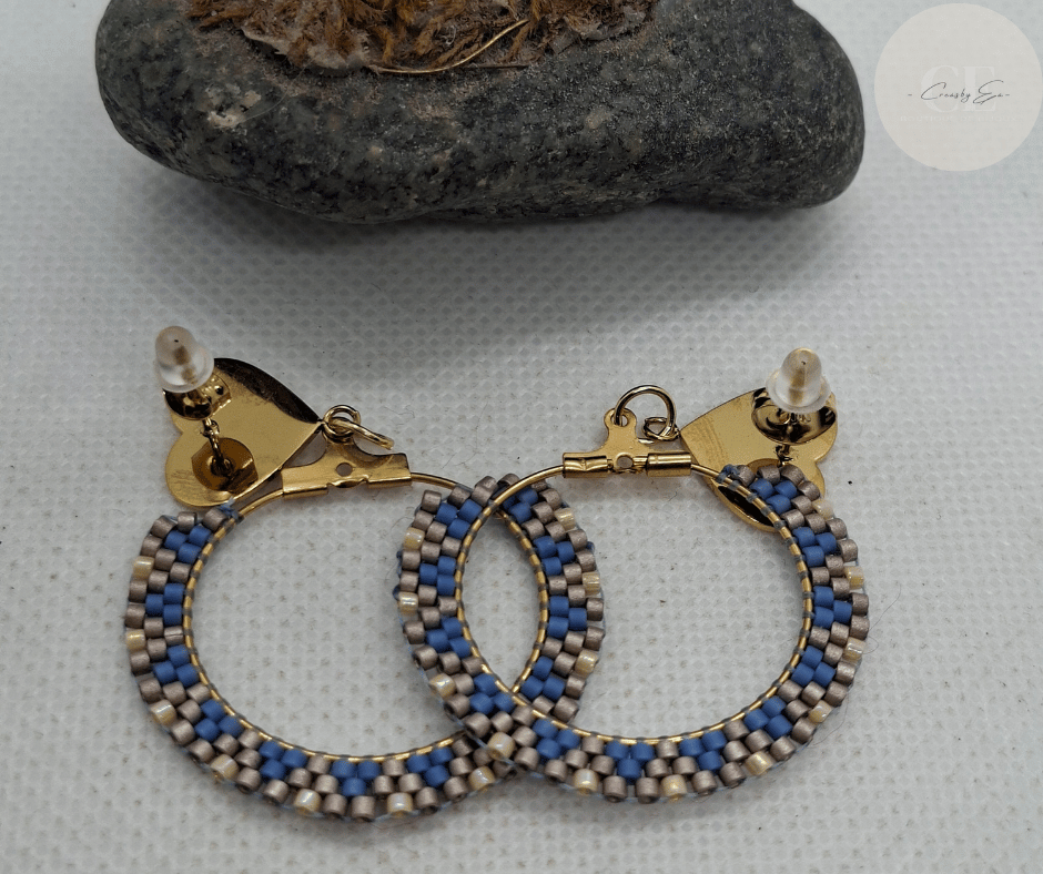 Boucles d'oreilles perle miyuki