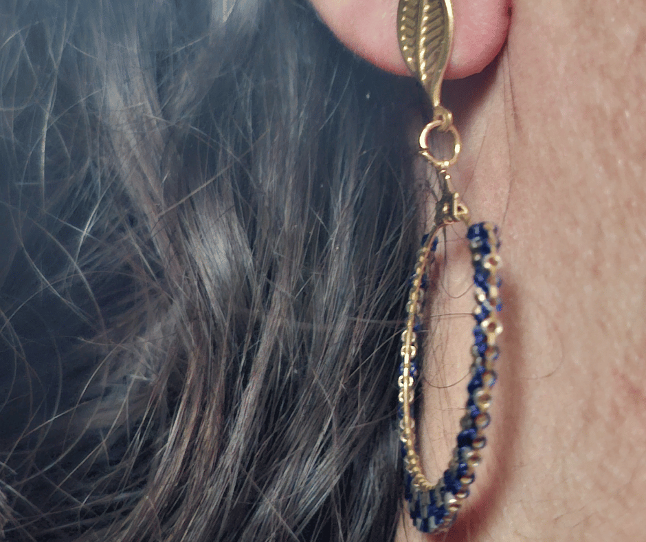 Boucles d'oreilles perle miyuki