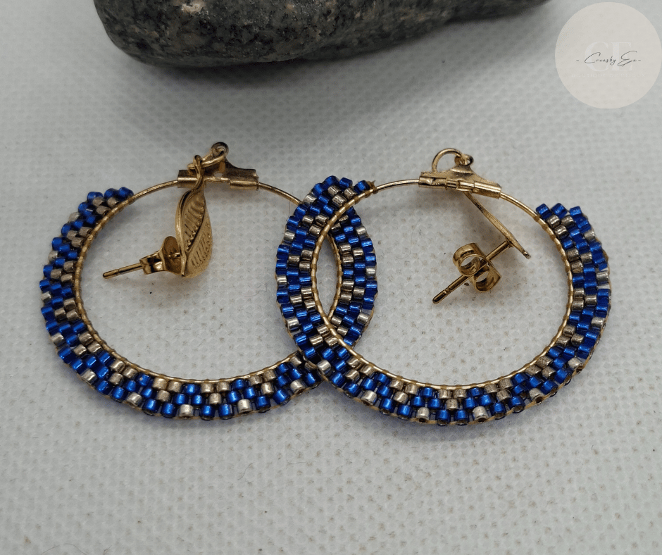Boucles d'oreilles perle miyuki