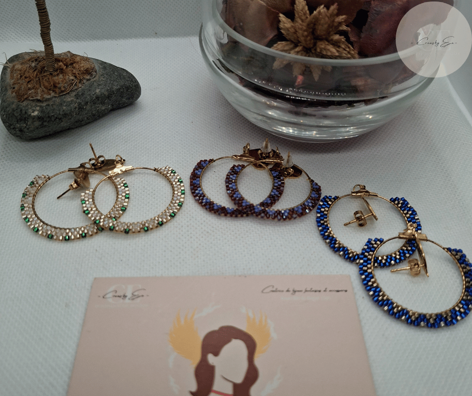 Boucles d'oreilles perle miyuki