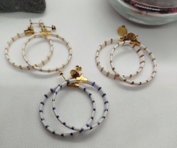 Boucles d'oreilles miyuki
