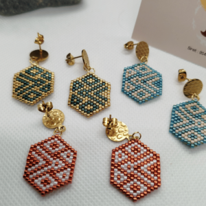 Boucles d'oreilles miyuki