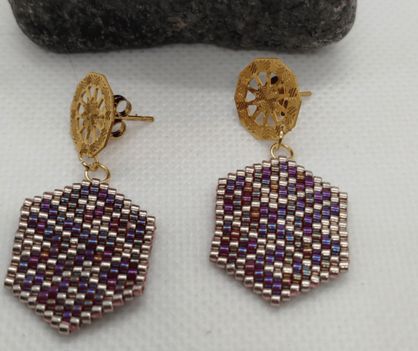 Boucles d'oreilles miyuki